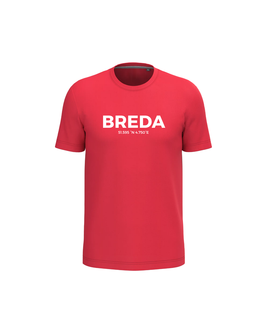 Breda shirt met coördinaten Grote Markt Breda
