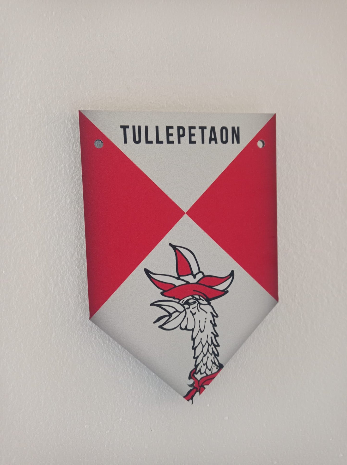 Tullepetaonestad muurschildje